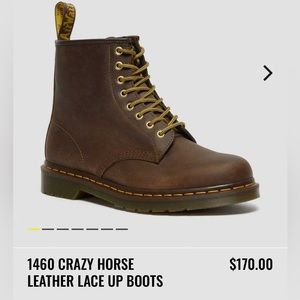 Dr. Martens 1460 Boots - Brown - Very Lightly Used